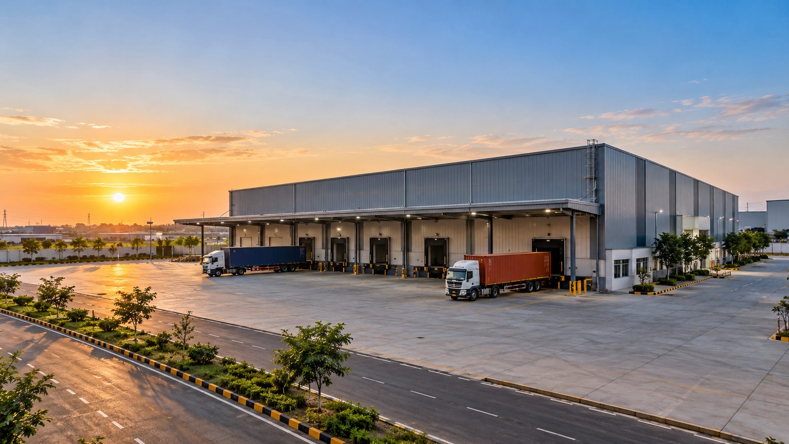 Industrial logistics park
