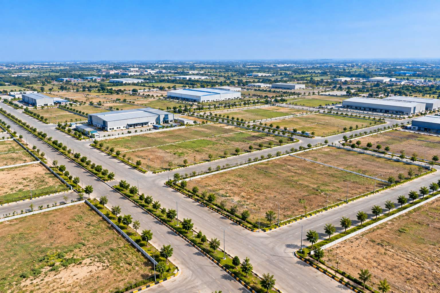 Greenfield Industrial Parks and Mega Estates